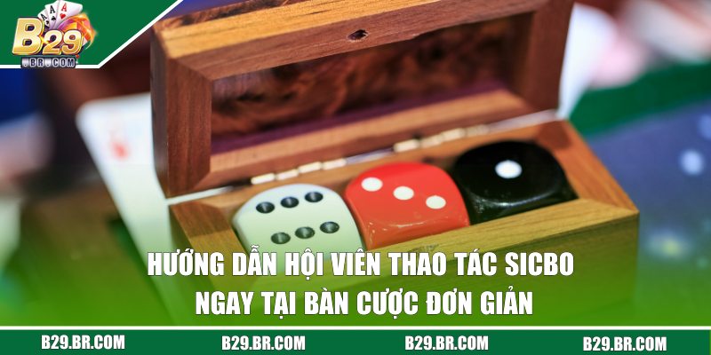 Hướng dẫn người chơi cách thao tác tại bàn Tài Xỉu 